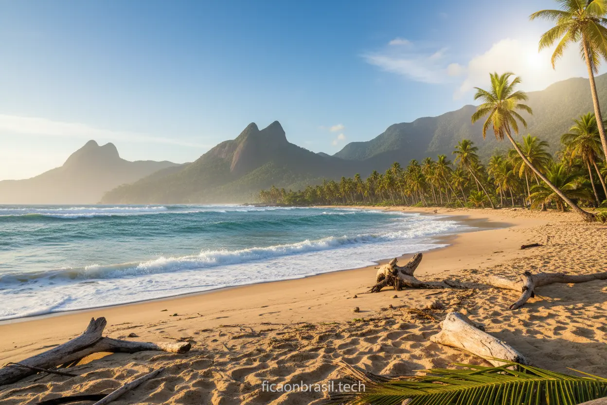 Paisagem ensolarada com cores vivas, uma das fotos tiradas com Samsung Galaxy A07 camera 50mp