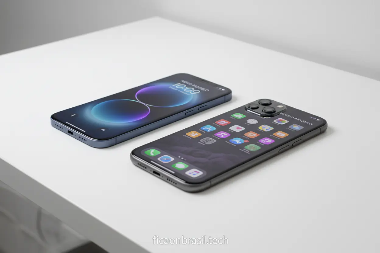 Preço iPhone 17 Brasil comparado a modelos antigos