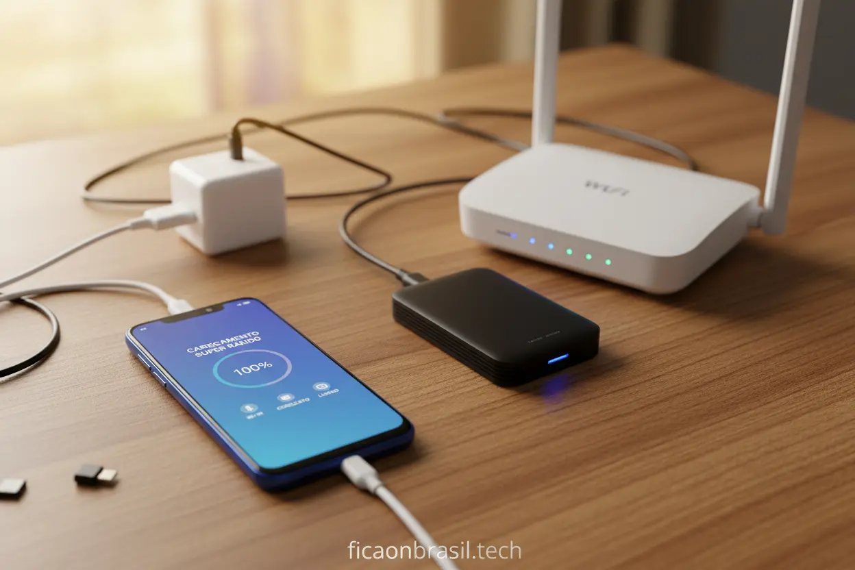 Conectividade e Armazenamento A07 Detalhes do smartphone samsung galaxy a07 128gb azul e seus recursos de armazenamento.