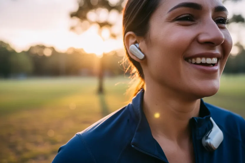 Fones de ouvido bluetooth modernos e acessíveis