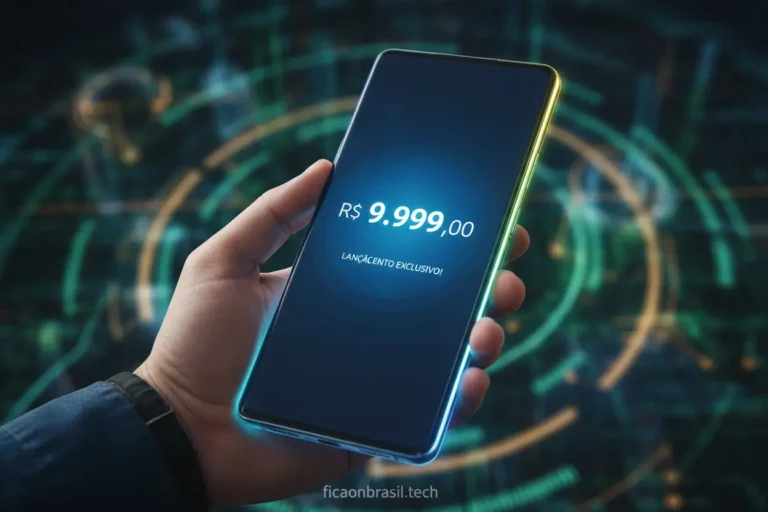 Smartphone Galaxy S26 Ultra com preço em destaque