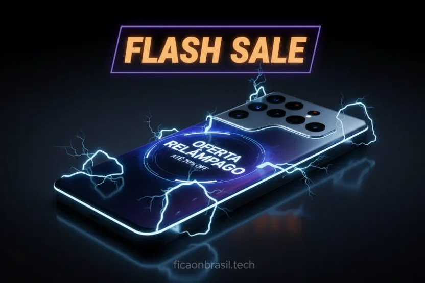 Galaxy S26 Ultra em oferta relâmpago