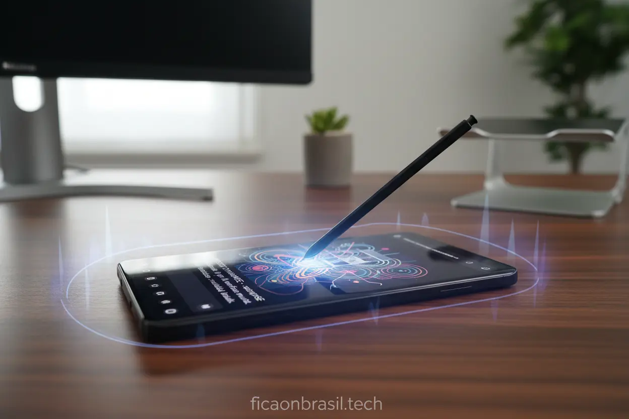 Inovações do S26 Ultra Galaxy S26 Ultra review completo, com S Pen e recursos de IA.