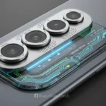 Detalhe da câmera e design inovador do Galaxy S26 Ultra