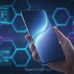 iPhone 17 com design futurista e tela brilhante