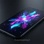 Tela OLED do iPhone 17 exibindo cores vibrantes