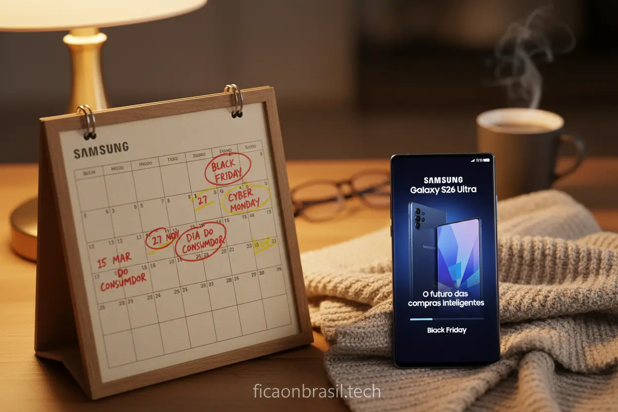 Datas de promoções para Galaxy S26 Ultra