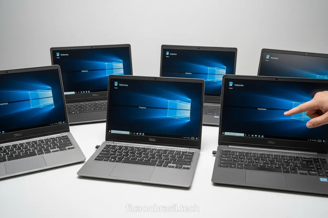 Modelos de notebooks Dell para estudantes