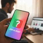 Smartphone Moto G06 na mão com tela vibrante