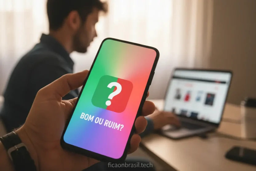 Smartphone Moto G06 na mão com tela vibrante