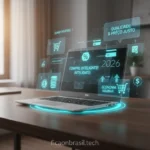 Notebook Dell bom e barato 2026 em destaque sobre uma mesa moderna.