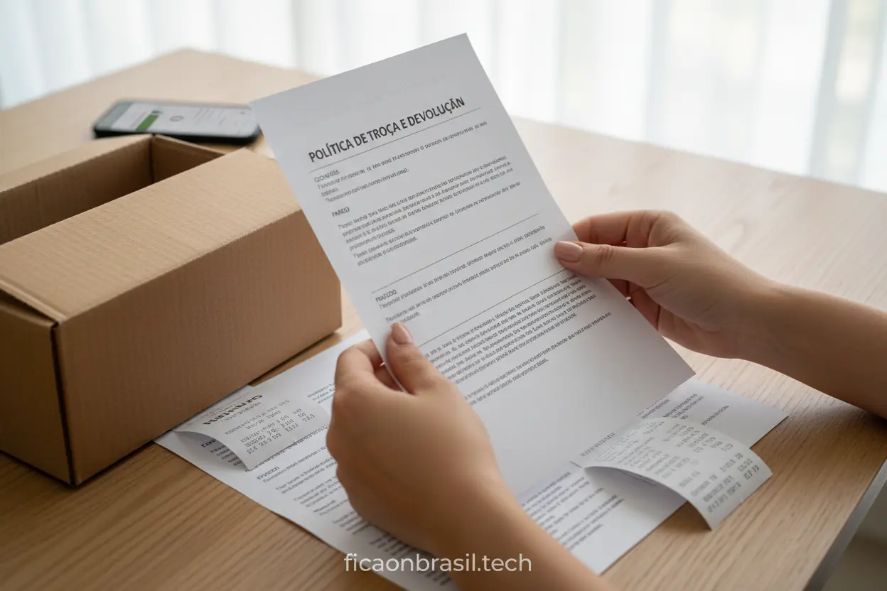 Verificando políticas de devolução de produtos