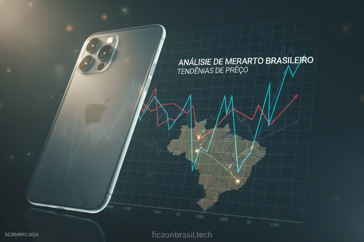 Gráfico de previsão de preço do iPhone 17 no Brasil