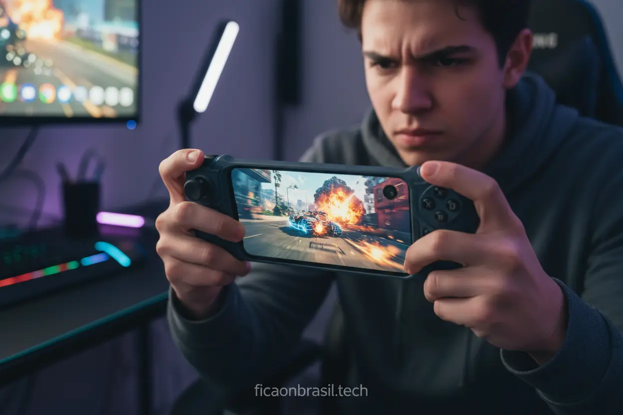 Recursos Gamer S26 Ultra Gamer utilizando Galaxy S26 Ultra com recursos otimizados