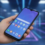 Pessoa segurando um Samsung Galaxy A07 128GB