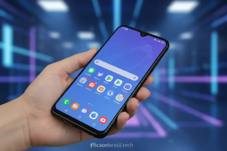 Pessoa segurando um Samsung Galaxy A07 128GB