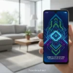 Smartphone Samsung Galaxy A07 2026 na mão de uma pessoa.