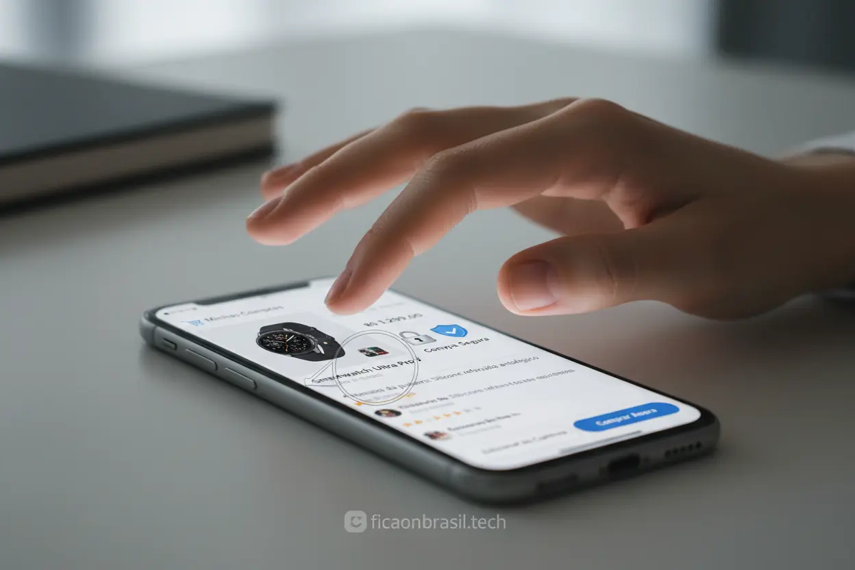 Verificando segurança de oferta Galaxy S26 Ultra