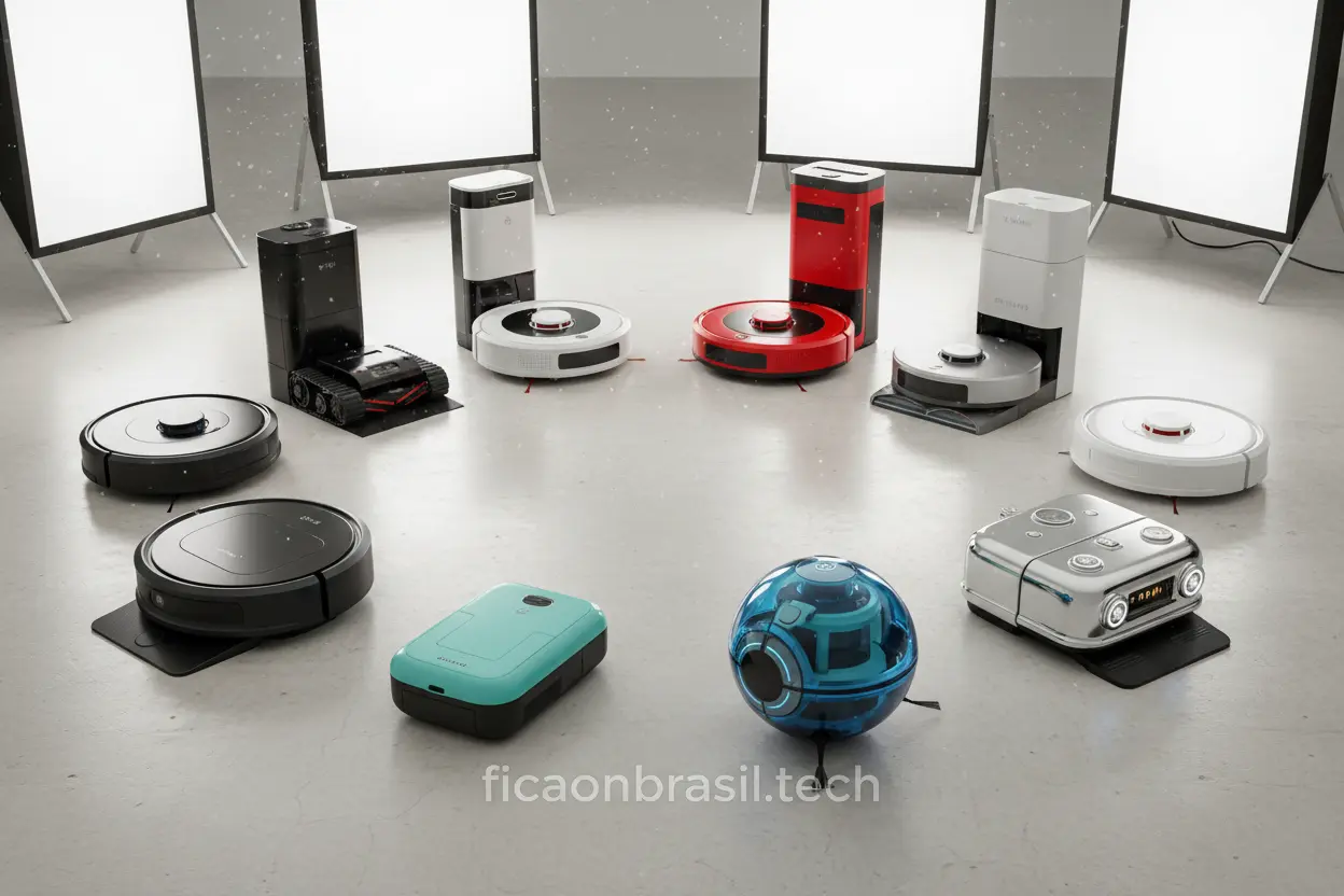Tipos de robôs aspiradores para diferentes necessidades