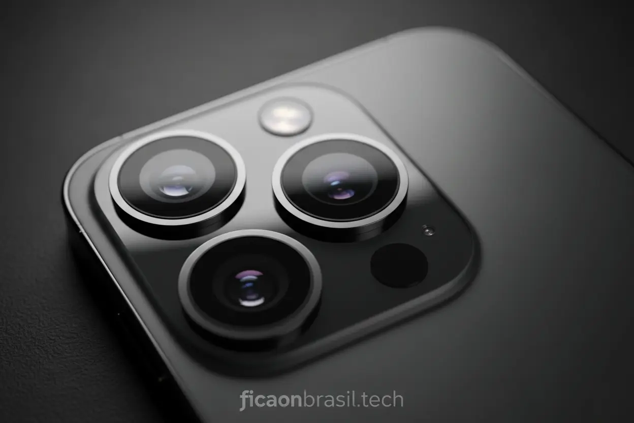 Módulo de câmeras avançado do iPhone 16