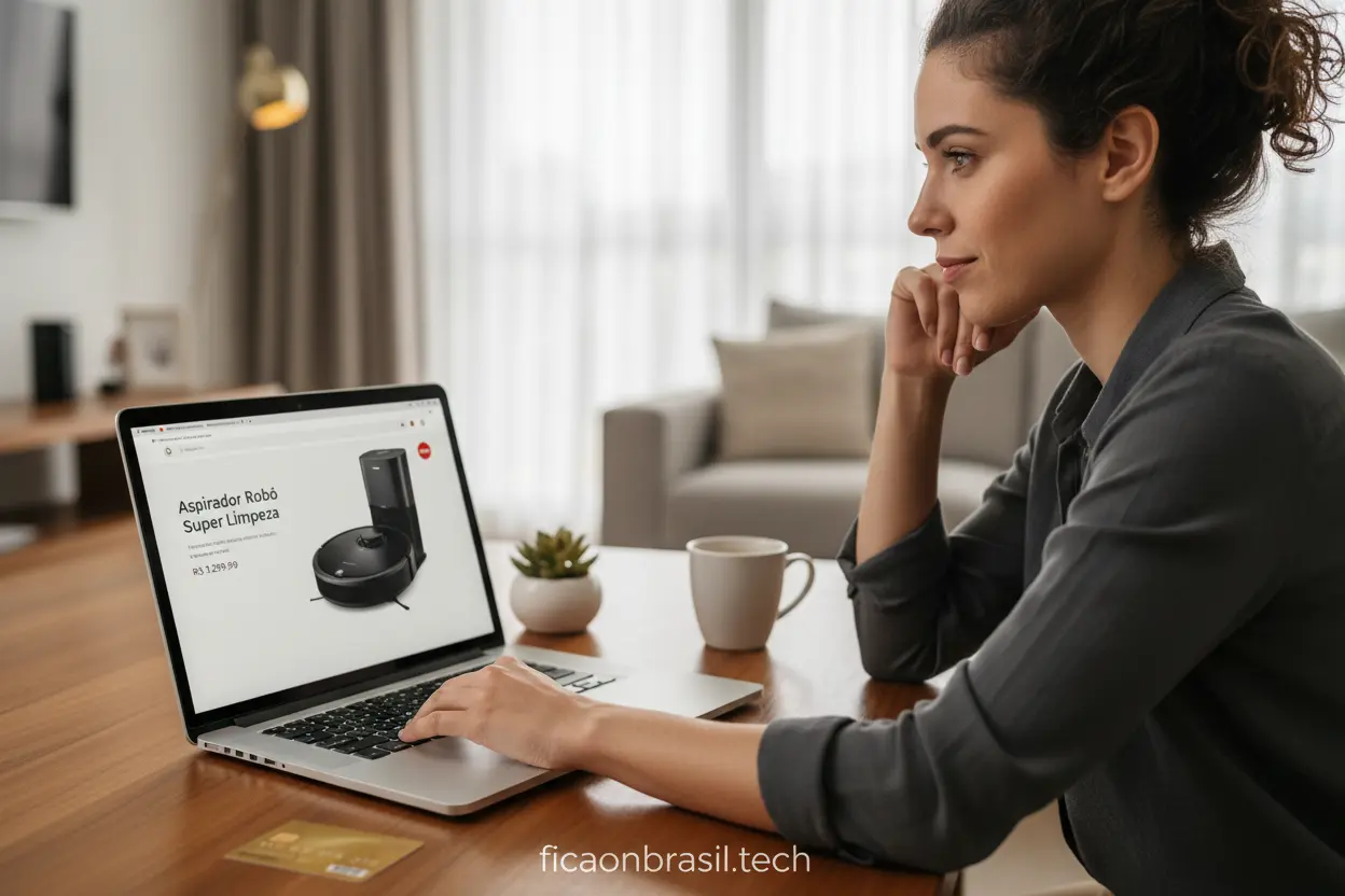 Comprar aspirador robô online com segurança