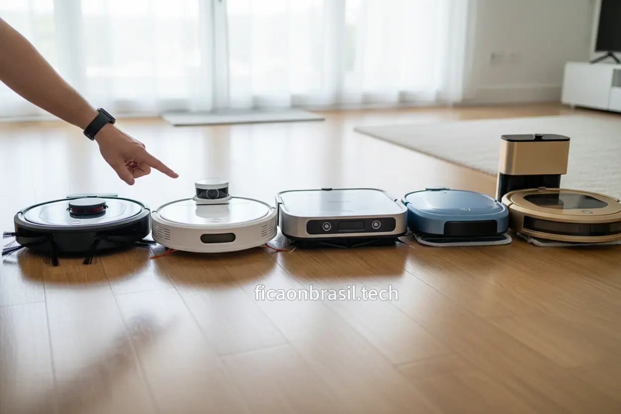 Comparativo de aspiradores robôs para escolha