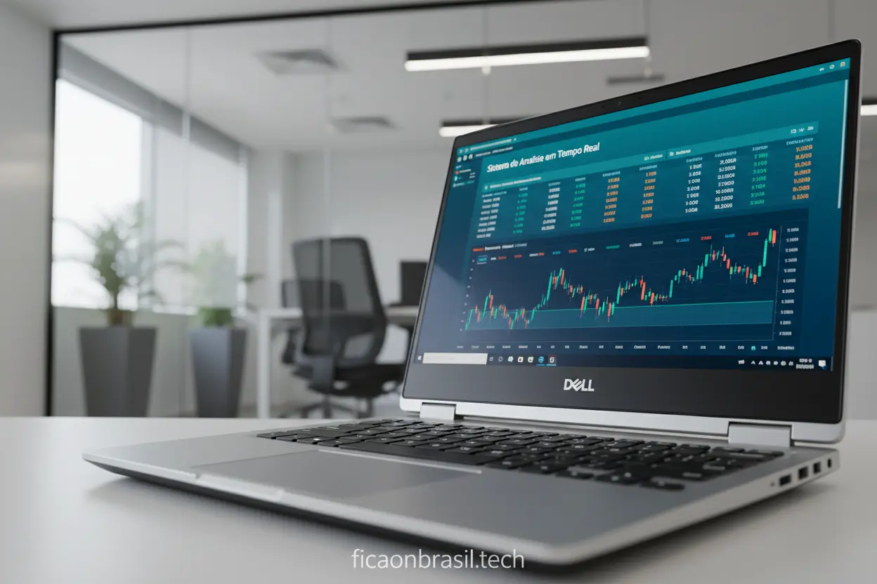 Notebook Dell XPS com design premium.