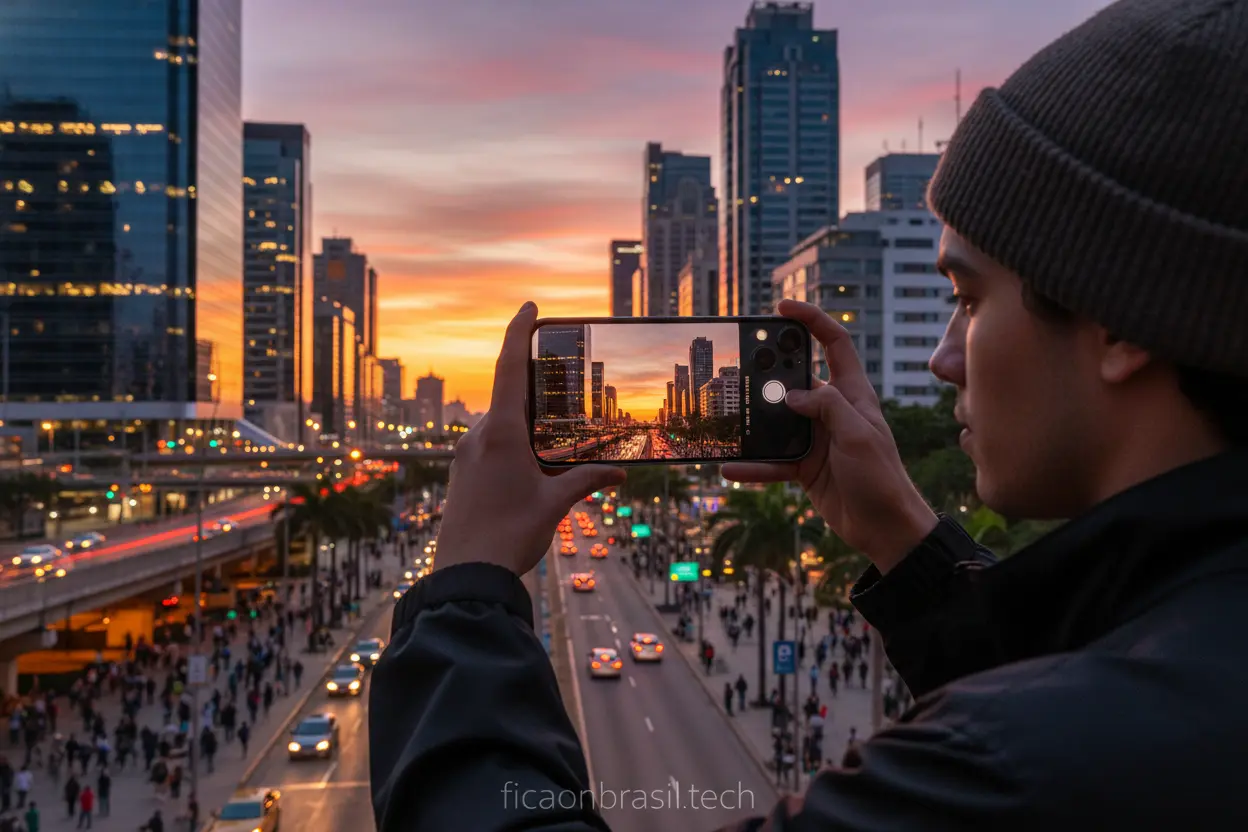 Fotografia com iPhone 18 Pro Max e sua câmera avançada