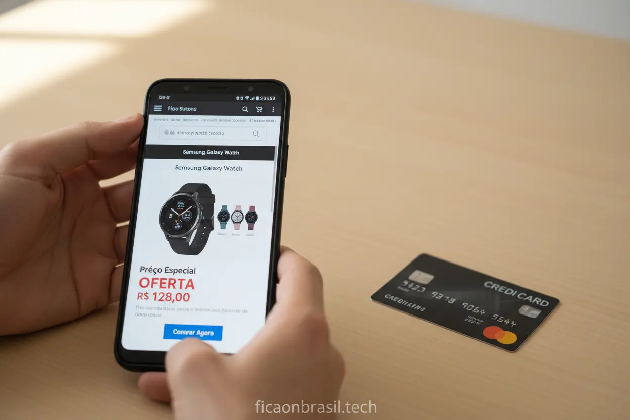 Comprando Samsung Galaxy Watch online Comprar Samsung Galaxy Watch com segurança