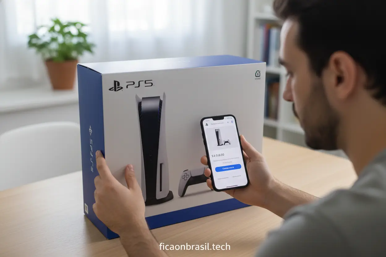 Verificando segurança ao comprar PS5 online