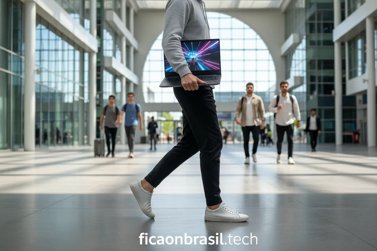 Notebook Dell para jogos leve equilibrando performance e peso
