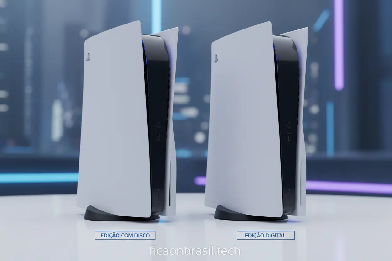 PS5 Disc vs Digital: Escolha Certa Comparação entre PlayStation 5 Disc e Digital