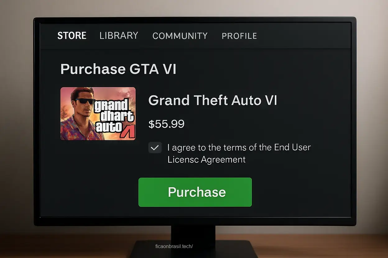 Como comprar GTA 6 na pré-venda.