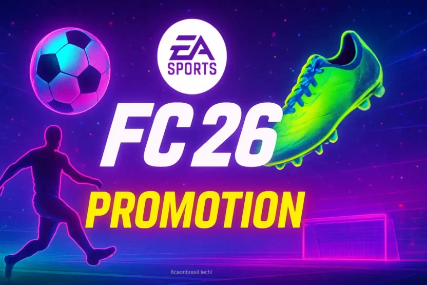 Thumbnail do EA FC 26 em promoção de R$ 25.