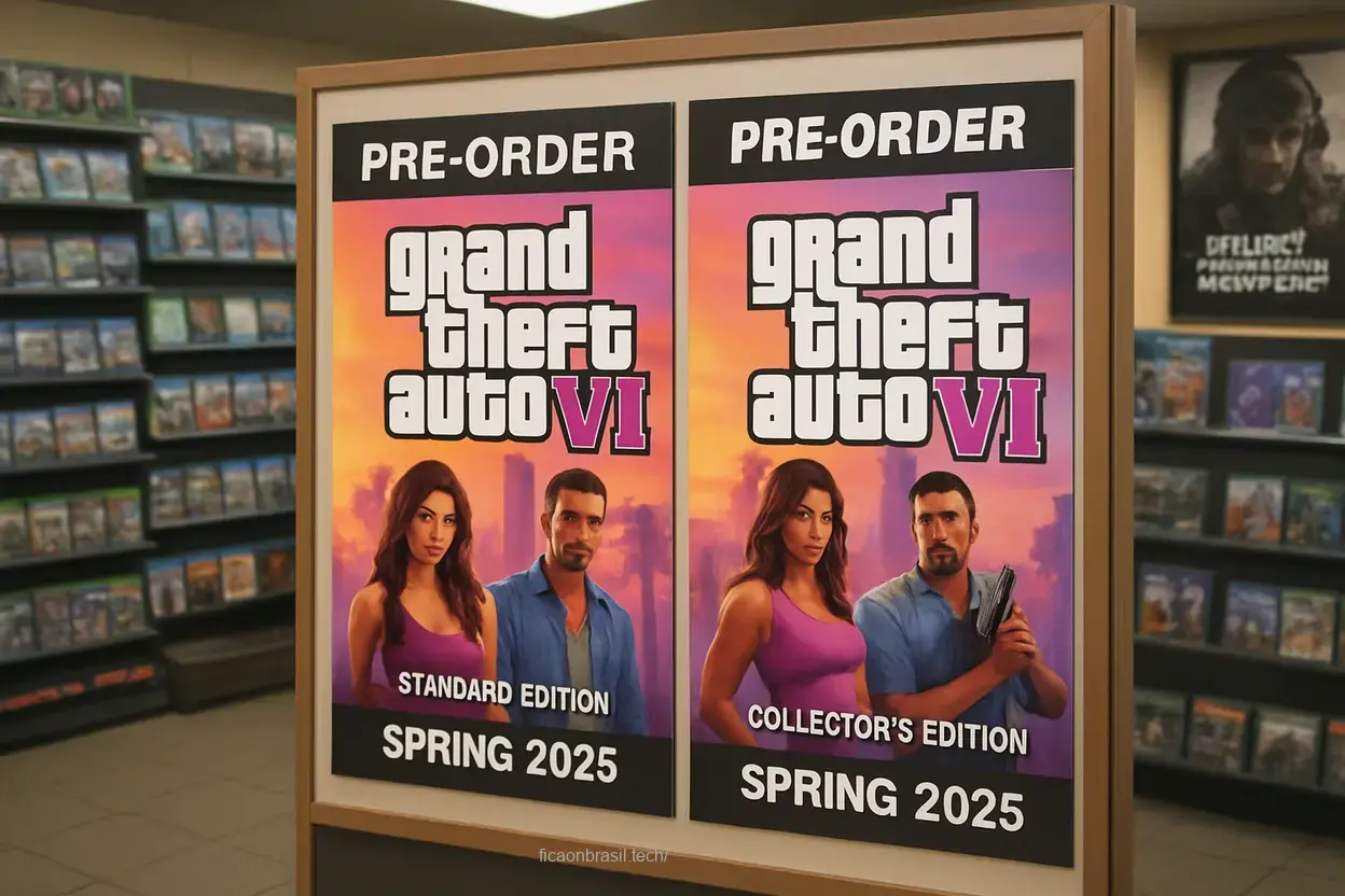 Edições de GTA 6 disponíveis para pré-venda.