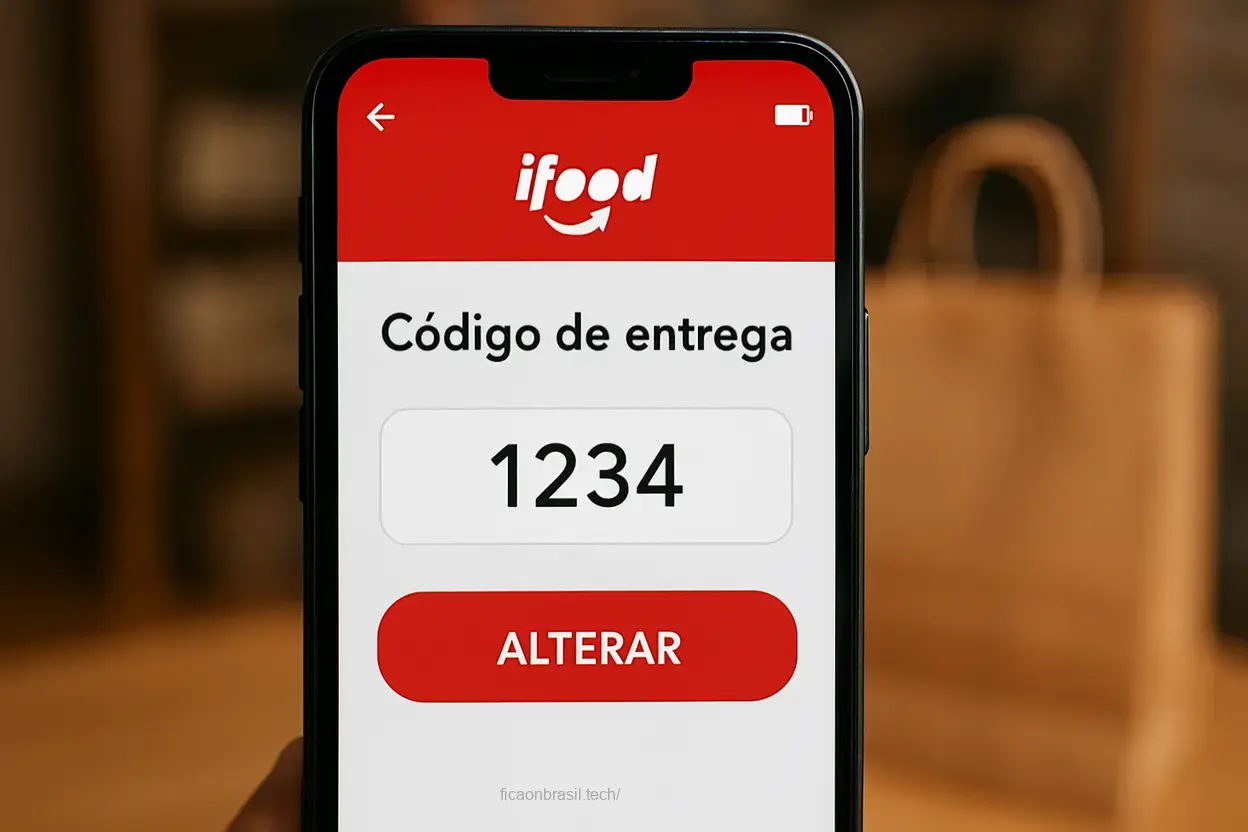 Para que serve o código de entrega do iFood.