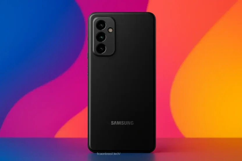 Lançamentos de celular da Samsung em destaque.