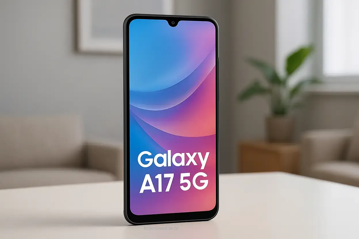 Samsung Galaxy A17 5G com 256 GB em promoção.