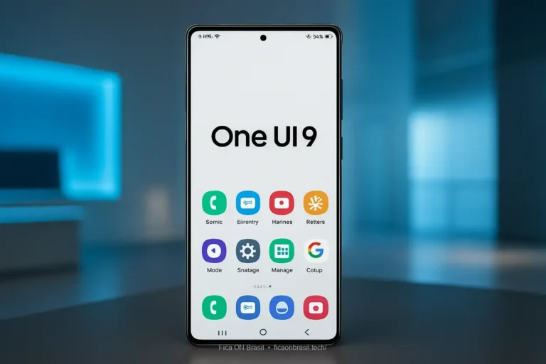 atualização one ui 9 em smartphone Samsung