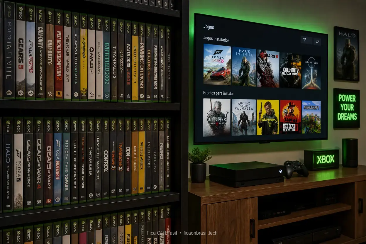 Discos em mídia digital: processo de conversão no Xbox.