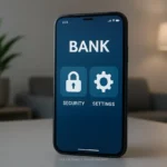 Configurações de segurança no app do banco para o Pix.